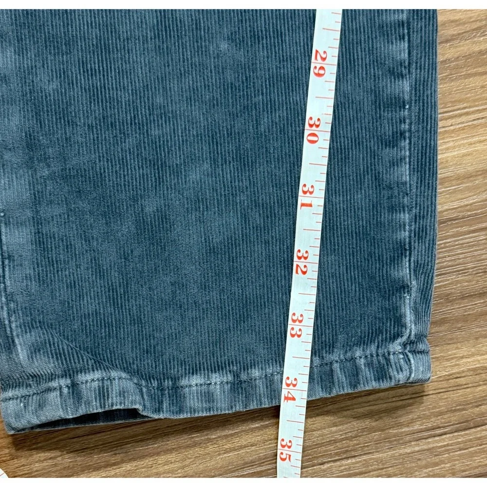 Johnnie-O Mens Wales Corduroy 5 Pocket Pants Charcoal Grey Straight Leg Sz 32x34